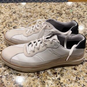 Cole Haan Men's Cream and Black Sneakers